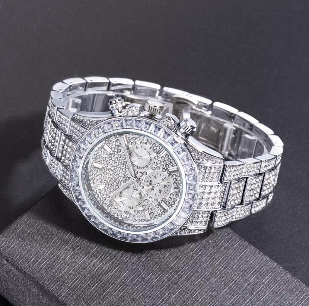 【Ice36】Imperium Starburst Full Ice Watch