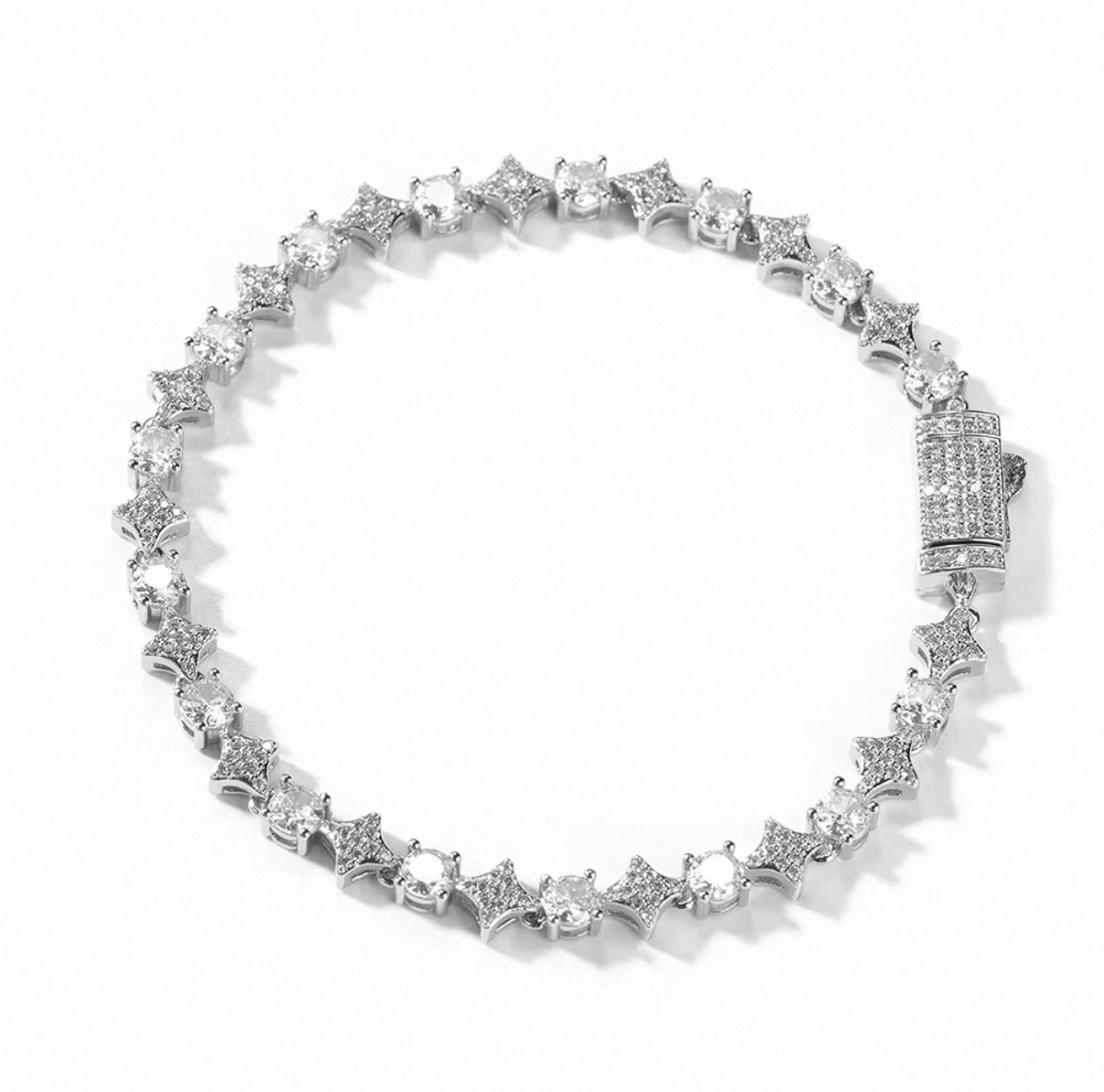 【Ice141】Starry Tennis Chain Bracelet