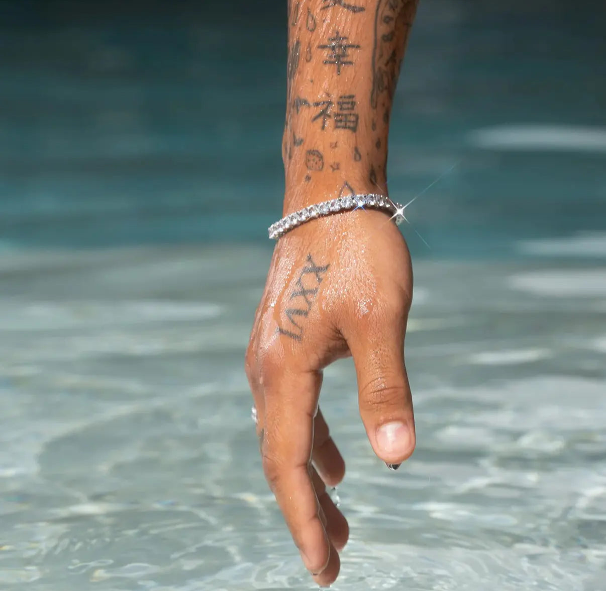 【Ice85】Tennis Chain Bracelet【Moissanite/5mm】