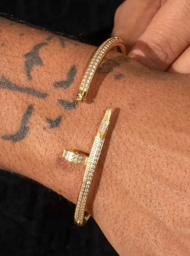 【Ice91】Diamond Nail Bracelet