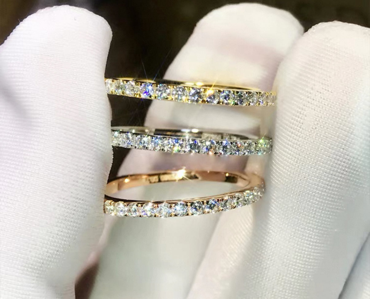 【Ice08】Moissanite Tennis Ring (2mm)