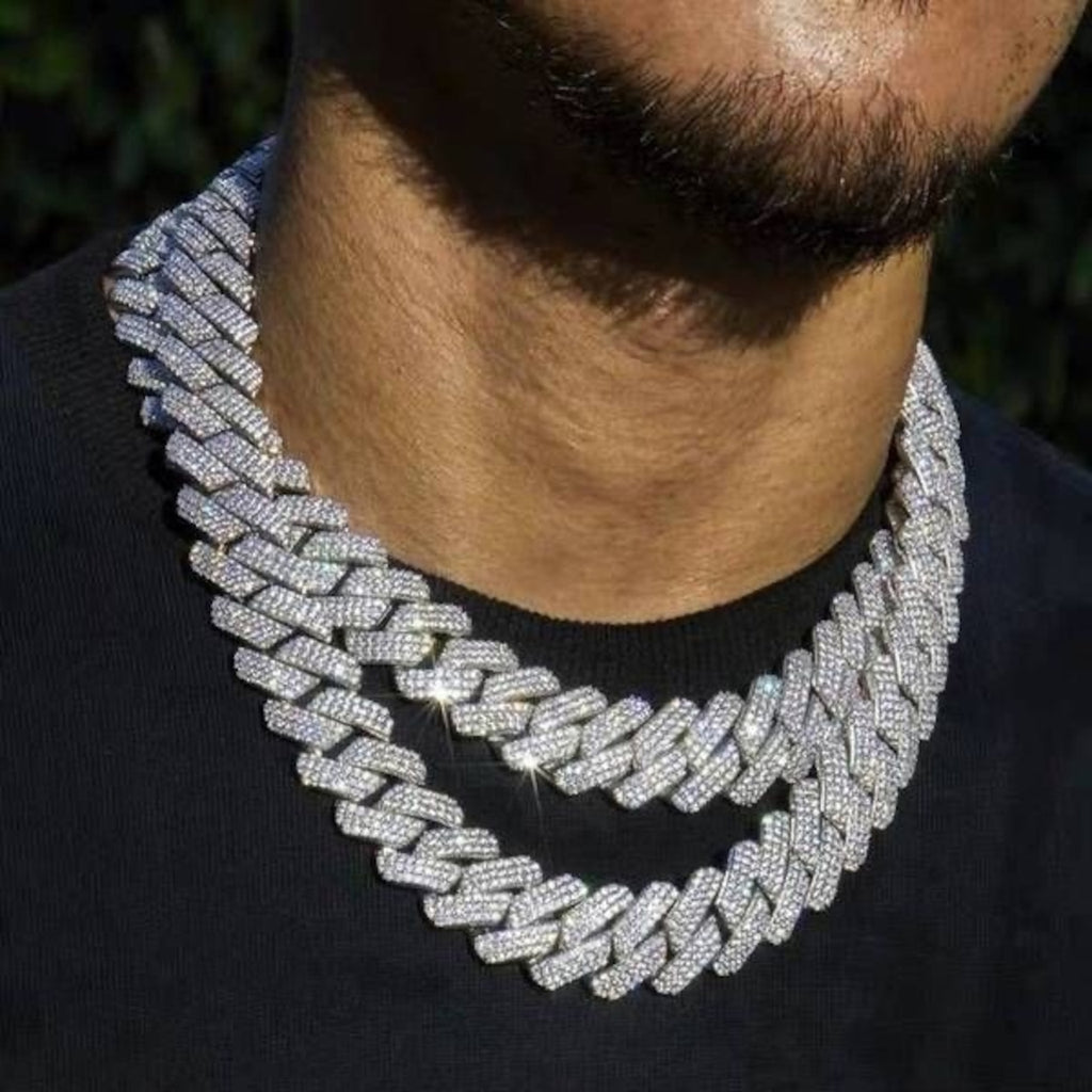 【Ice48】Iced Out Miami Cuban Chain Necklace(20mm)
