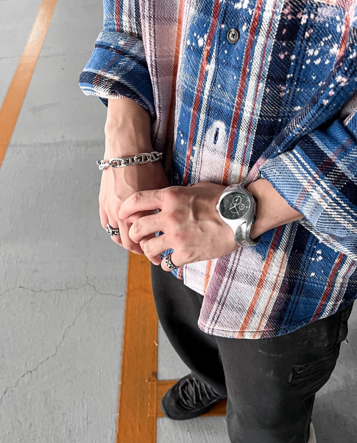 【Ice01】Anchor Chain Bracelet