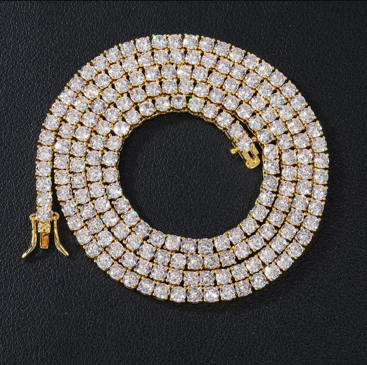 Ice77】Tennis Chain Necklace【Moissanite/2mm】 – IceLuxe