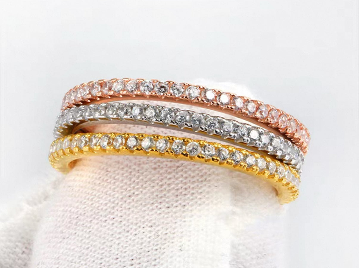 【Ice08】Moissanite Tennis Ring (2mm)