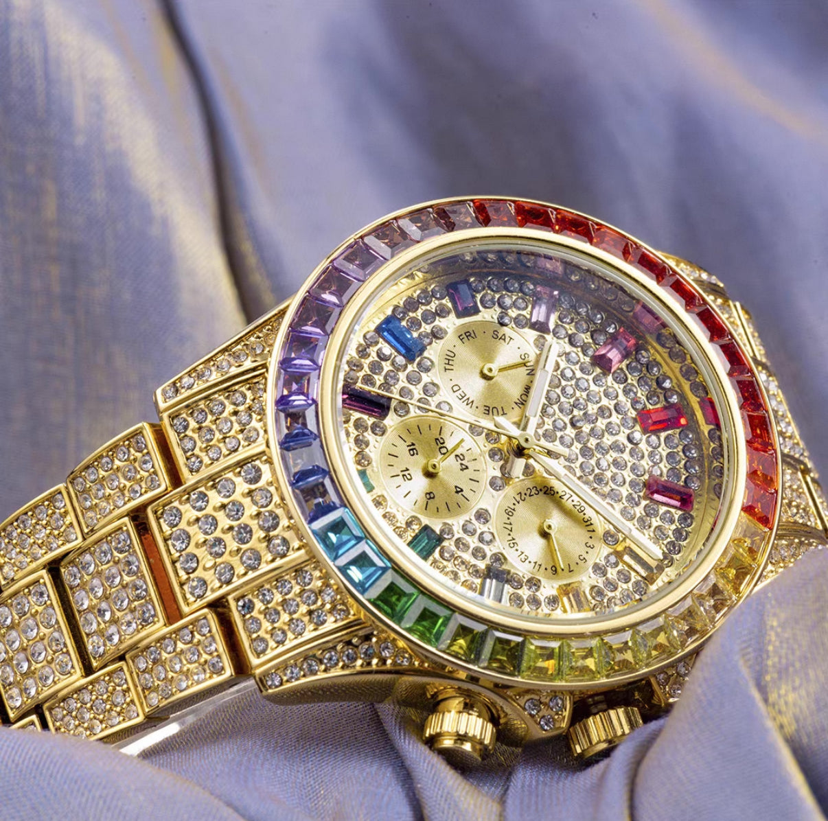 【Ice37】Imperium Rainbow Jewel Watch