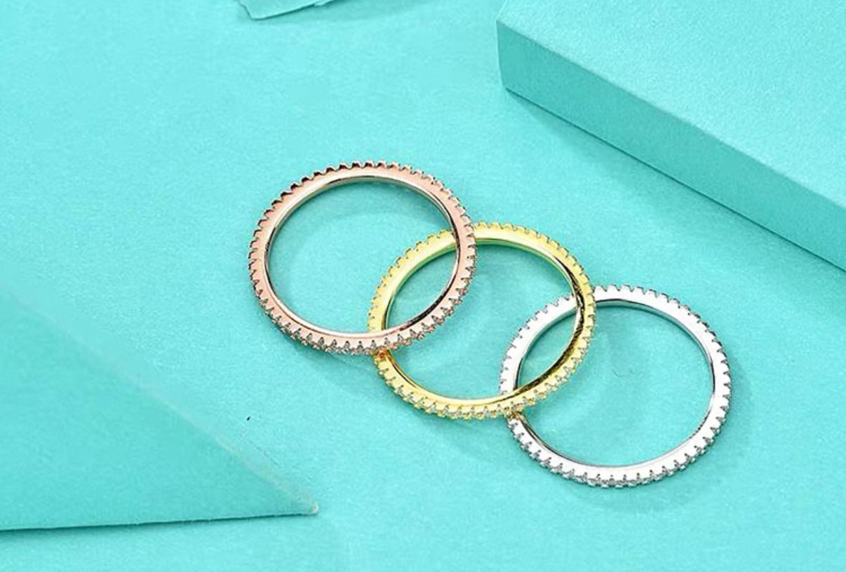 【Ice08】Moissanite Tennis Ring (2mm)