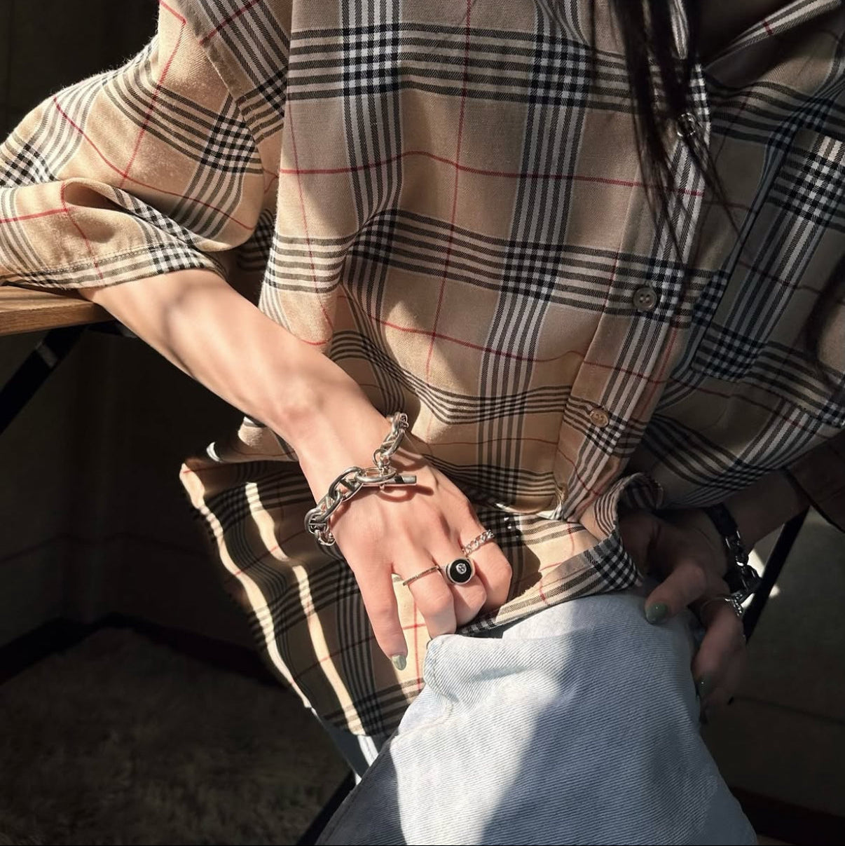 【Ice01】Anchor Chain Bracelet