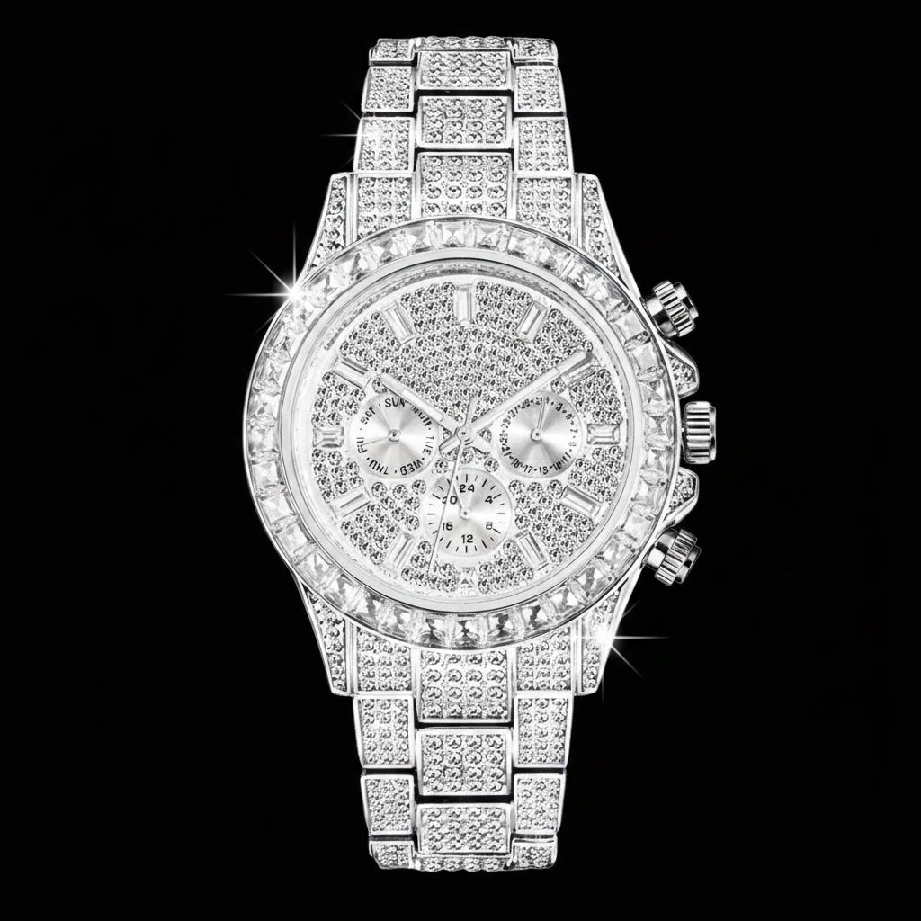 【Ice36】Imperium Starburst Full Ice Watch