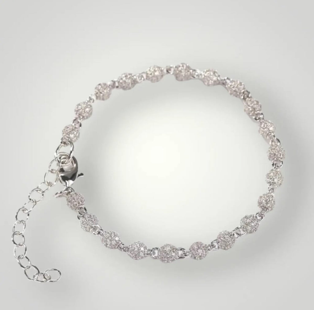 【Ice05】Iced Out Ball Chain Bracelet