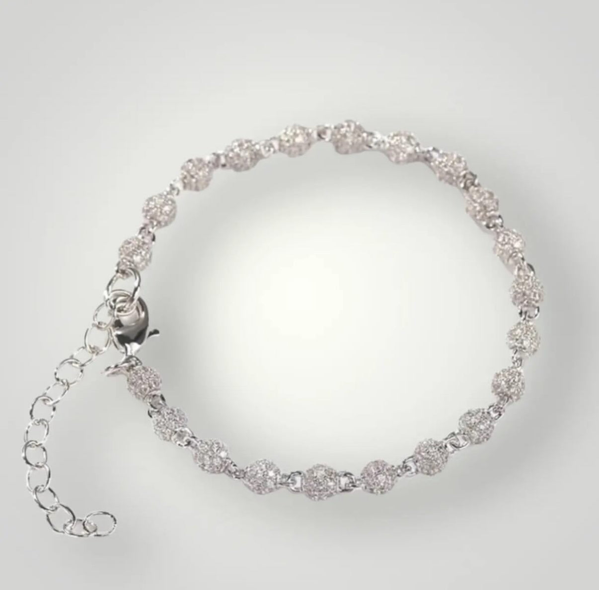 【Ice05】Iced Out Ball Chain Bracelet