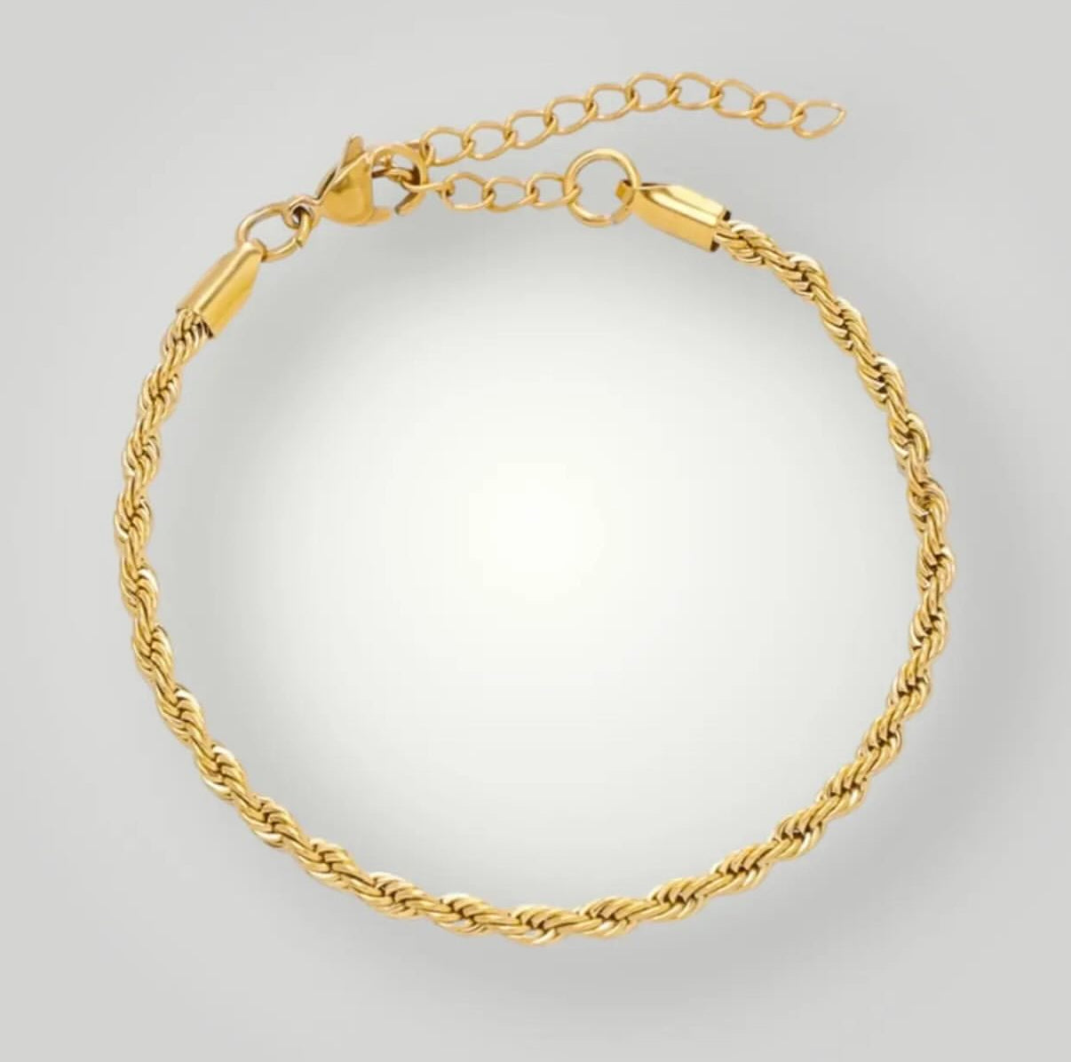 【Ice24】Gold Rope Chain Bracelet