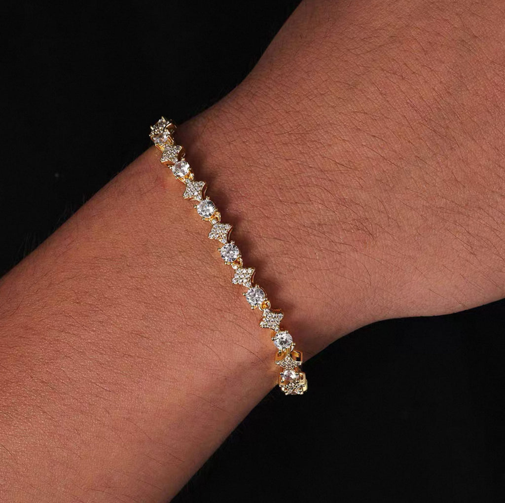 【Ice141】Starry Tennis Chain Bracelet