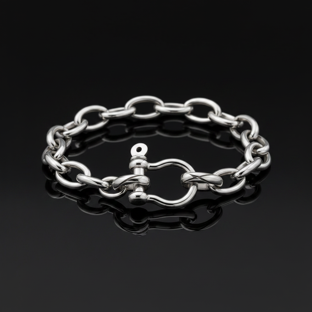 【Ice225】Horseshoe Chain Bracelet