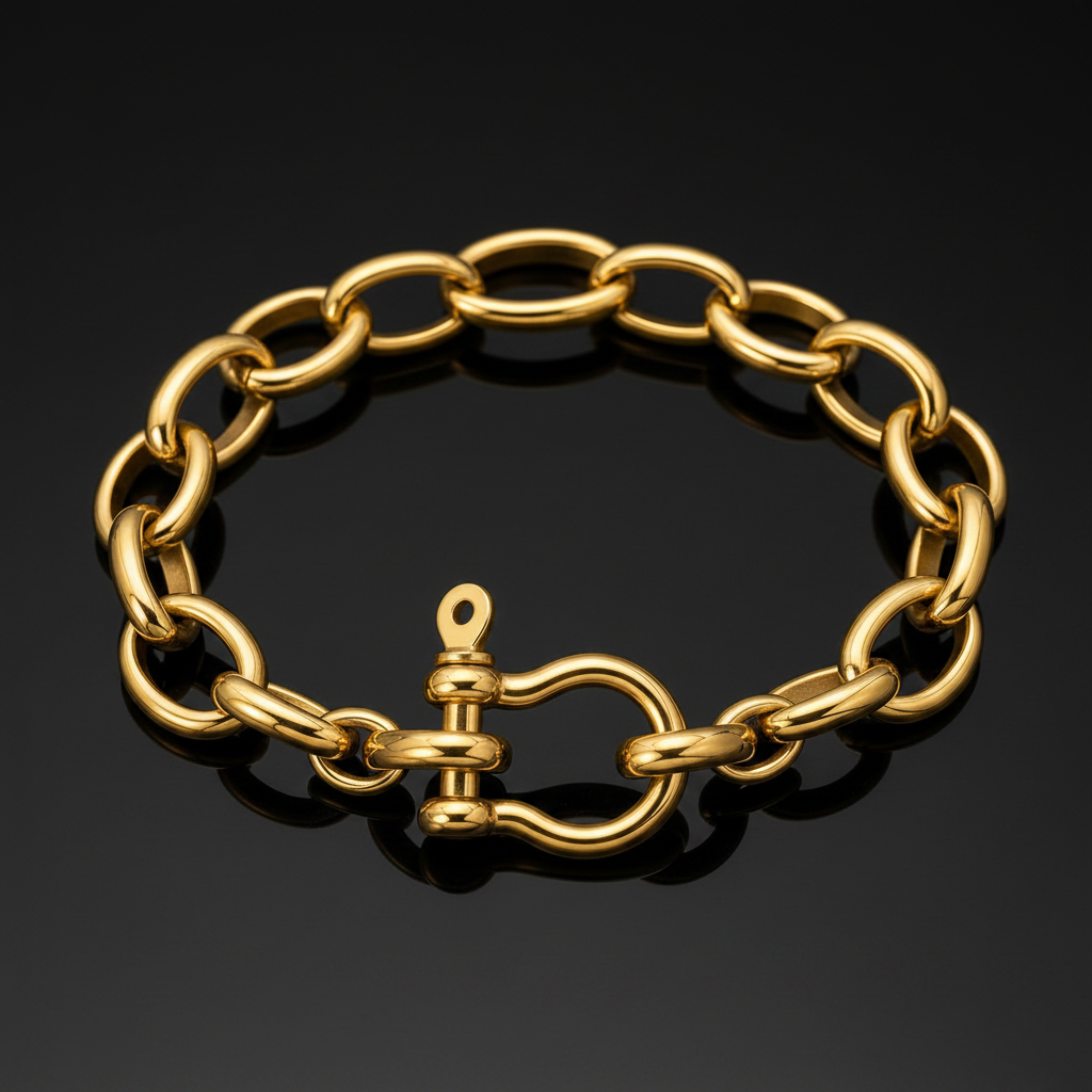 【Ice225】Horseshoe Chain Bracelet