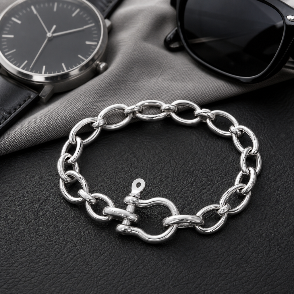 【Ice225】Horseshoe Chain Bracelet