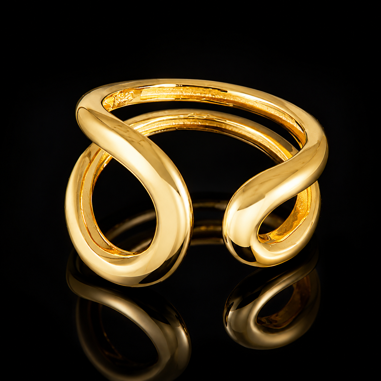【Ice233】Luna Curve Ring