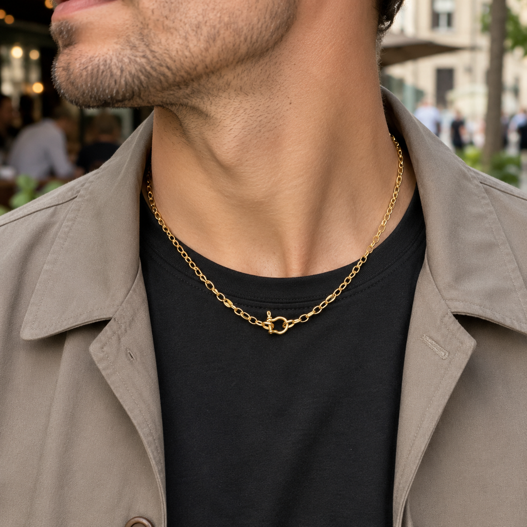 【Ice226】Horseshoe Chain Necklace