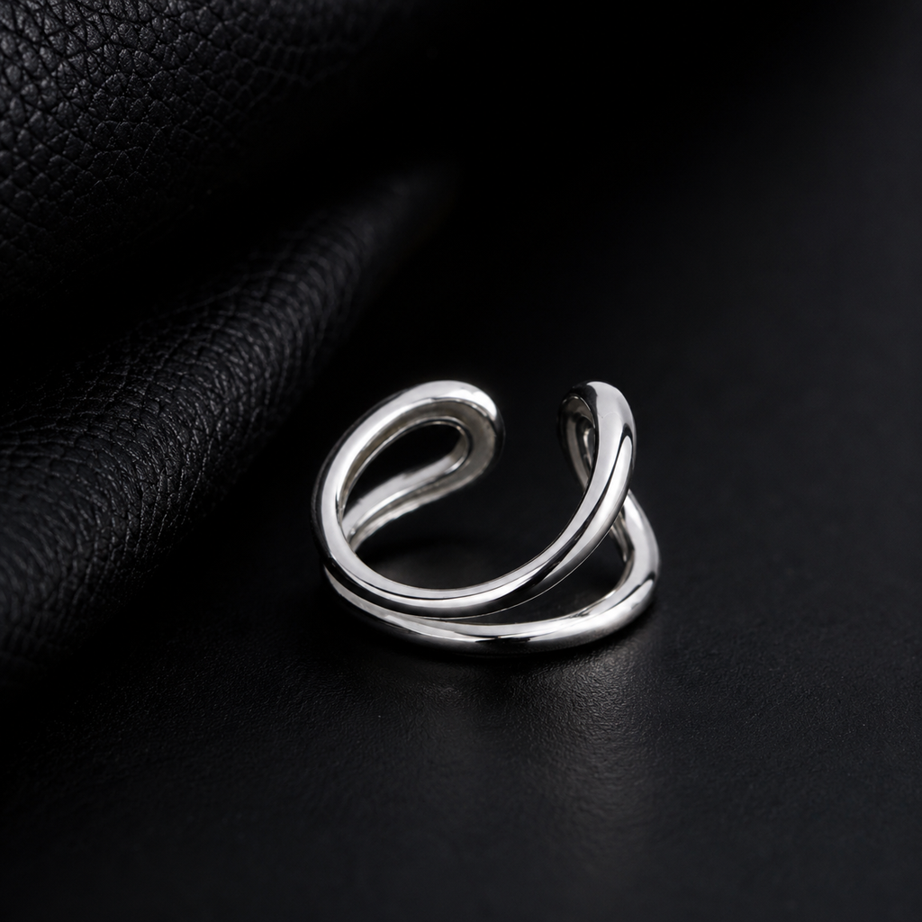 【Ice233】Luna Curve Ring