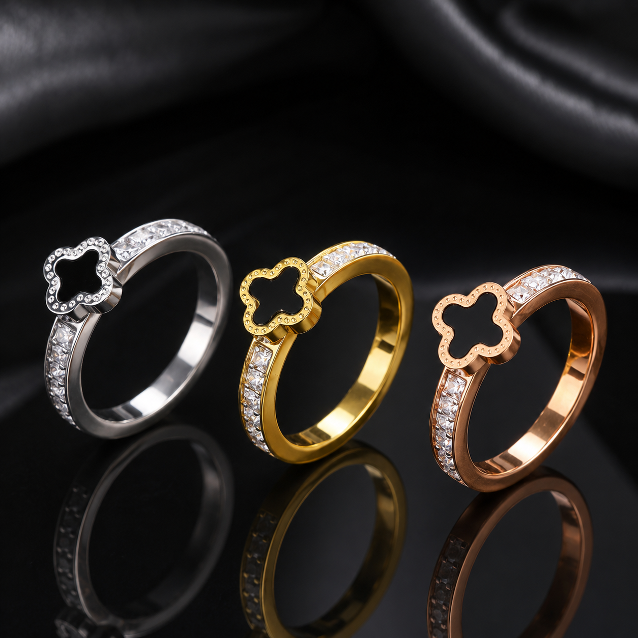 【Ice230】Clover Tennis Ring