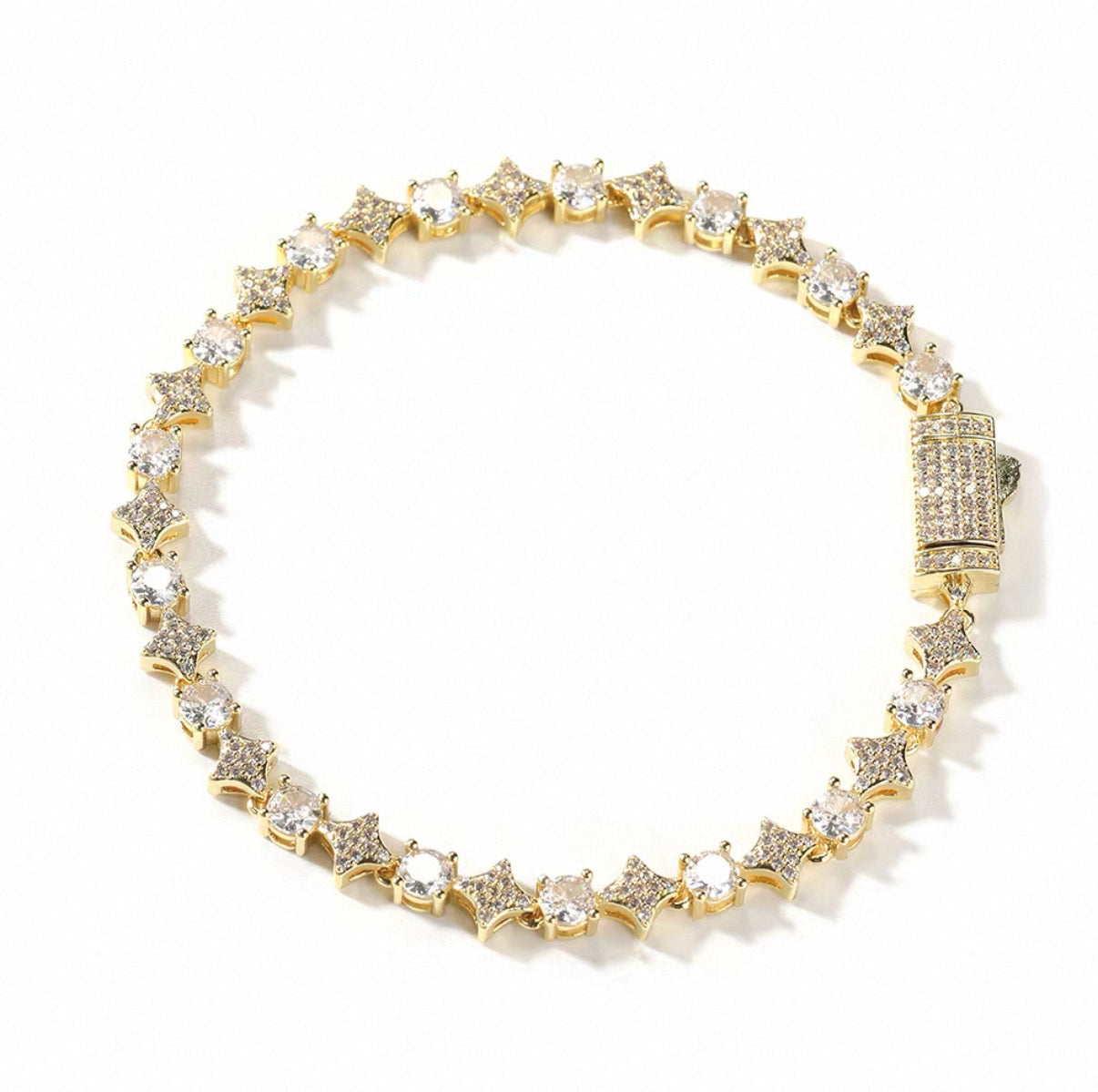 【Ice141】Starry Tennis Chain Bracelet