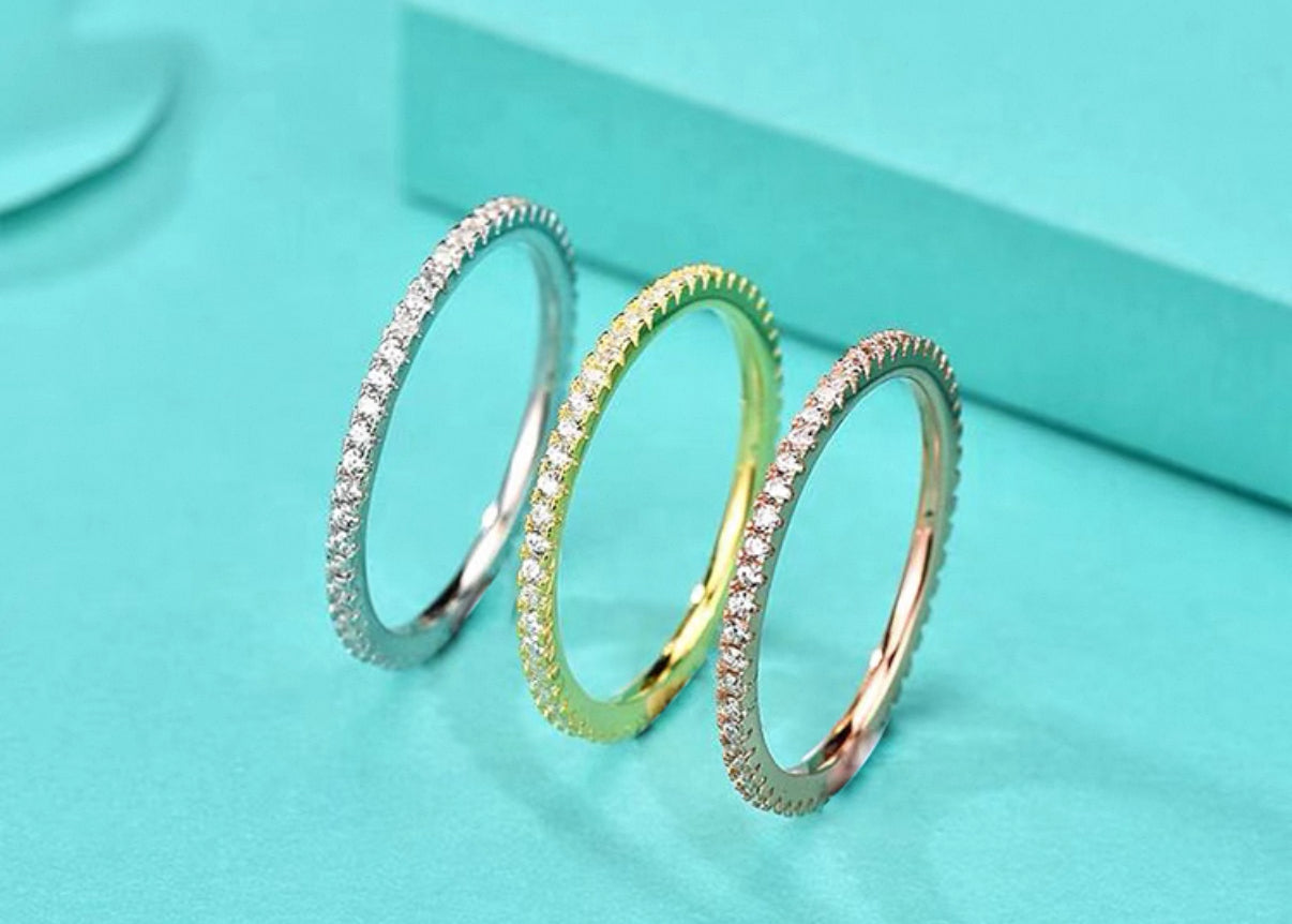 【Ice08】Moissanite Tennis Ring (2mm)