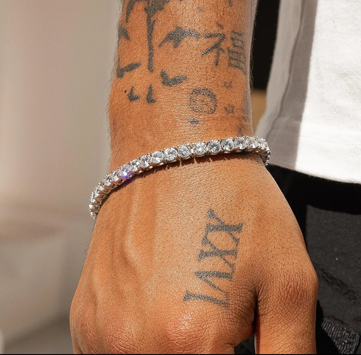 【Ice84】Tennis Chain Bracelet【Moissanite/4mm】