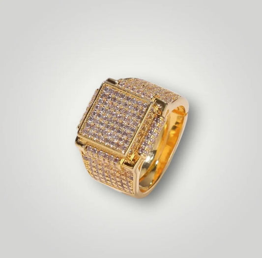 【Ice12】Bling Iced Out  Ring