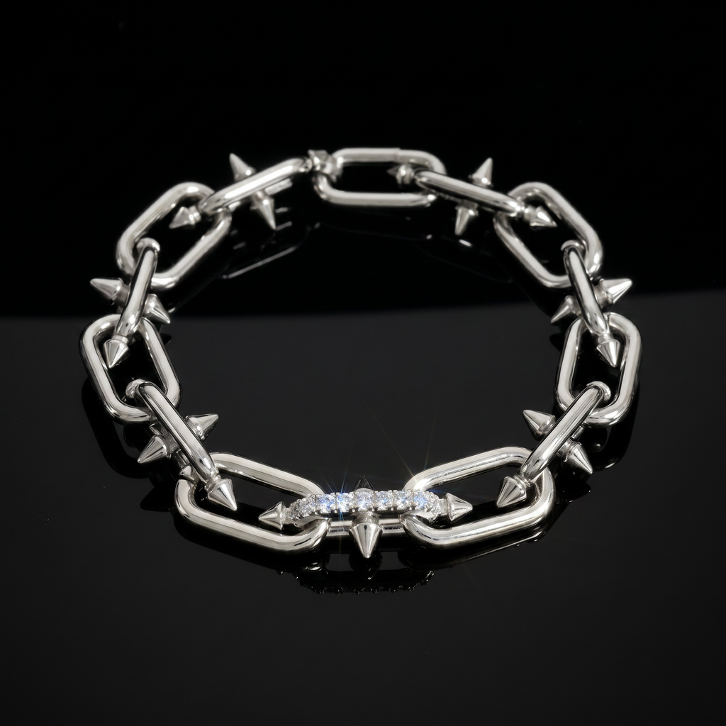 【Ice217】Barrel Link Chain Bracelet
