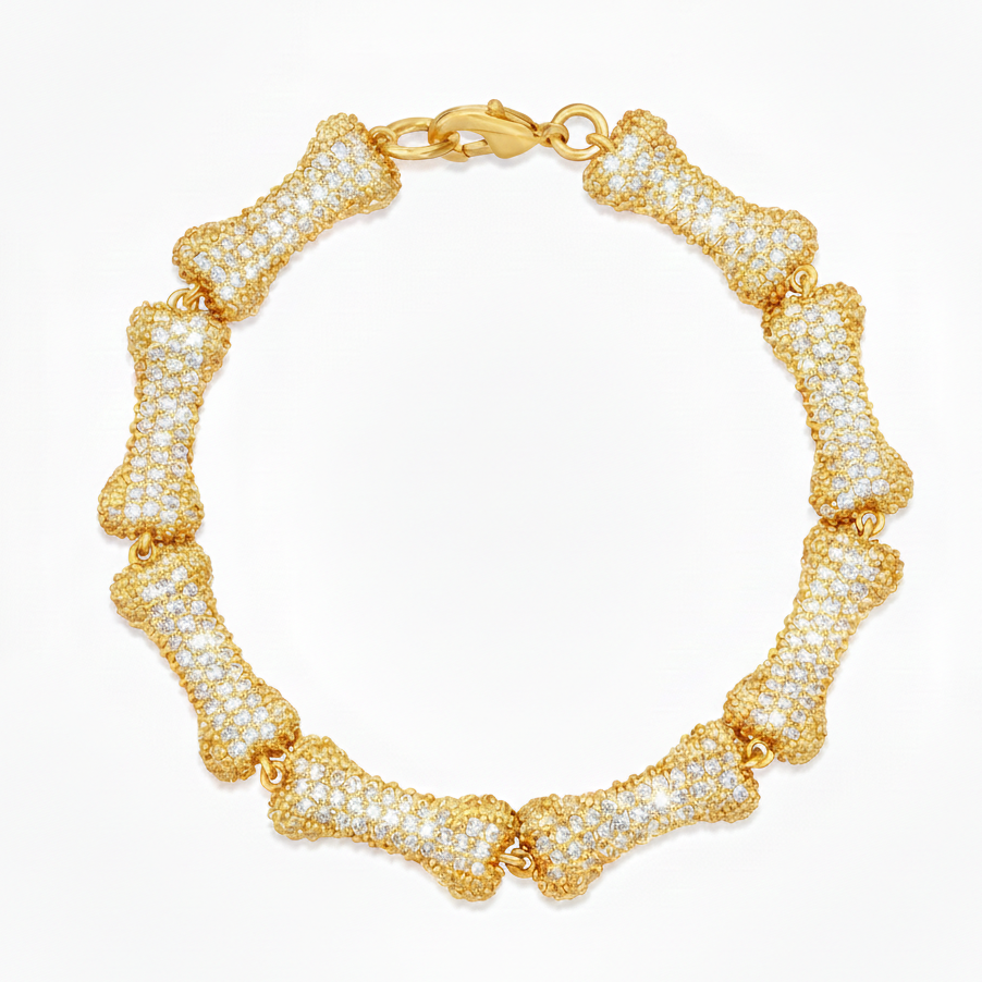 【Ice160】Bone Chain Bracelet