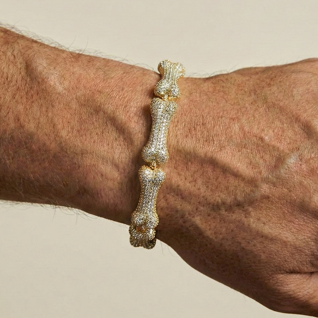 【Ice160】Bone Chain Bracelet