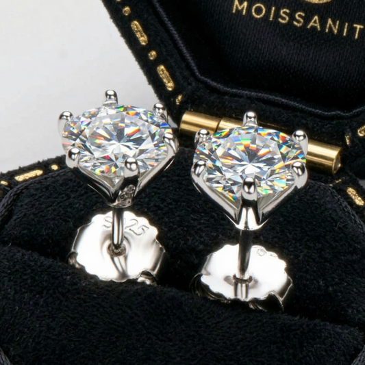 【Ice102】Aurora Shine Pierce【Moissanite】