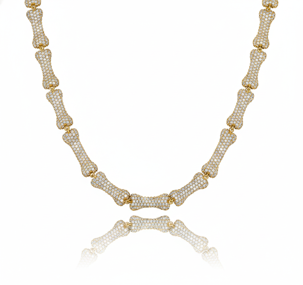 【Ice161】Bone Chain Necklace