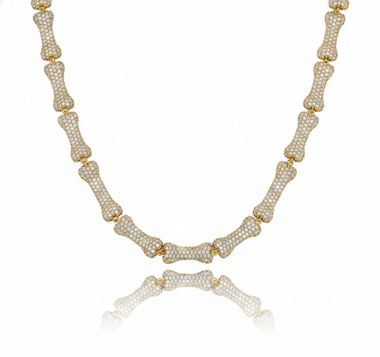【Ice161】Bone Chain Necklace