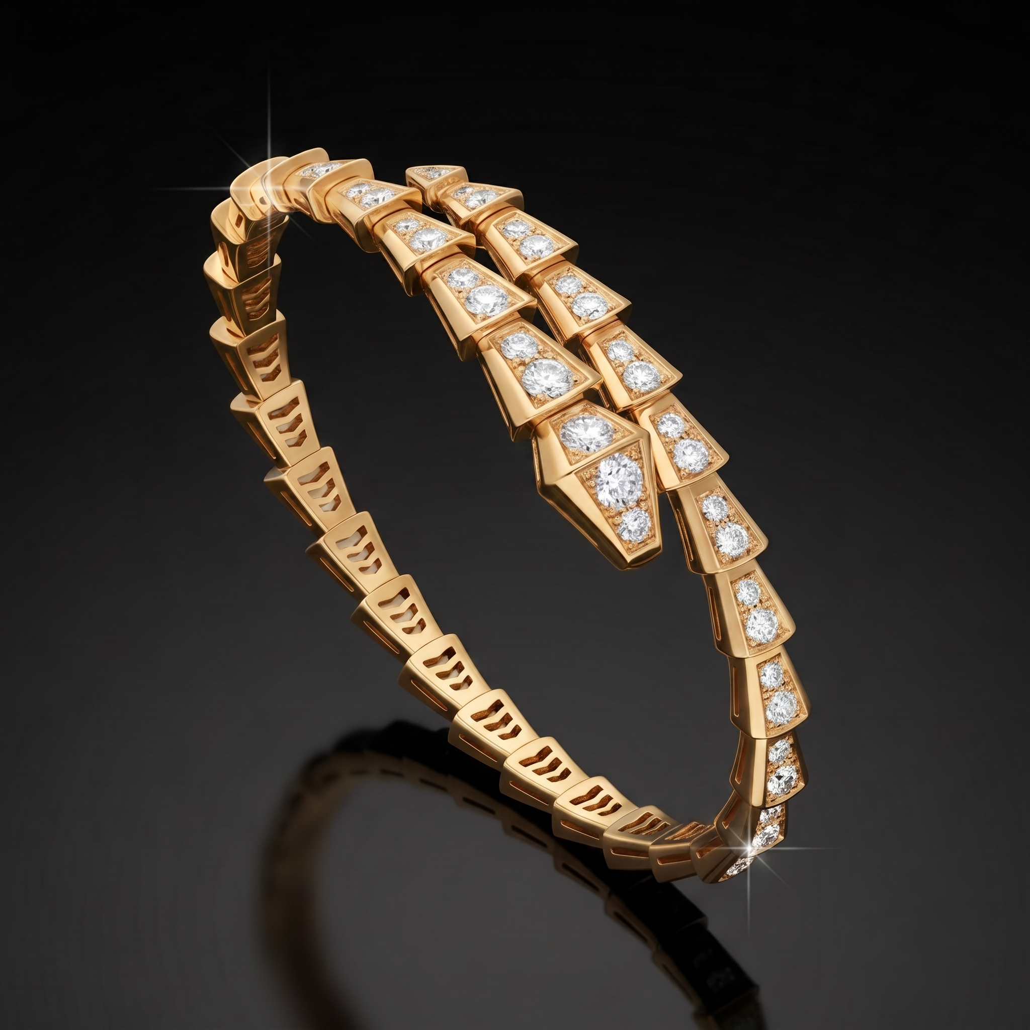 【Ice68】Gleaming Python Bangle