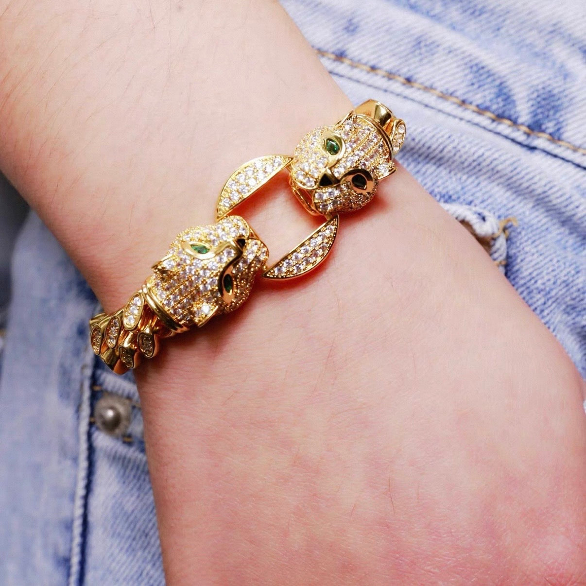 【Ice239】Panther Link Bracelet
