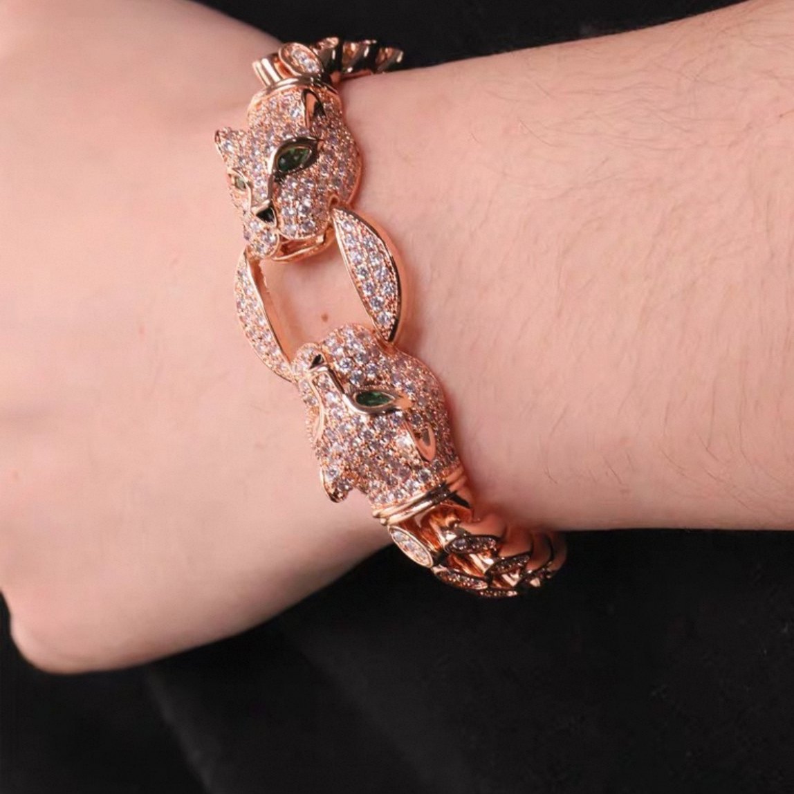 【Ice239】Panther Link Bracelet