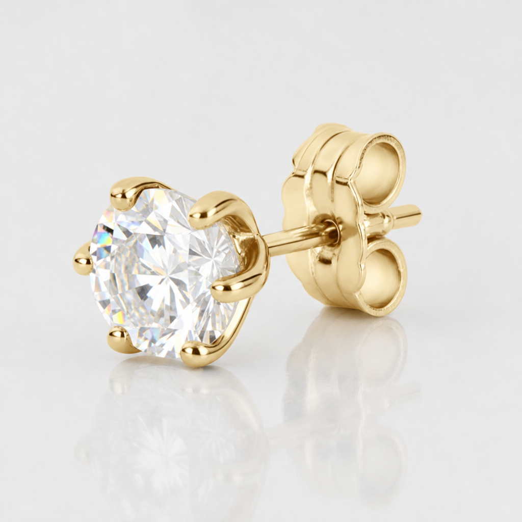 【Ice102】Aurora Shine Pierce【Moissanite】 全体が分かる商品画像