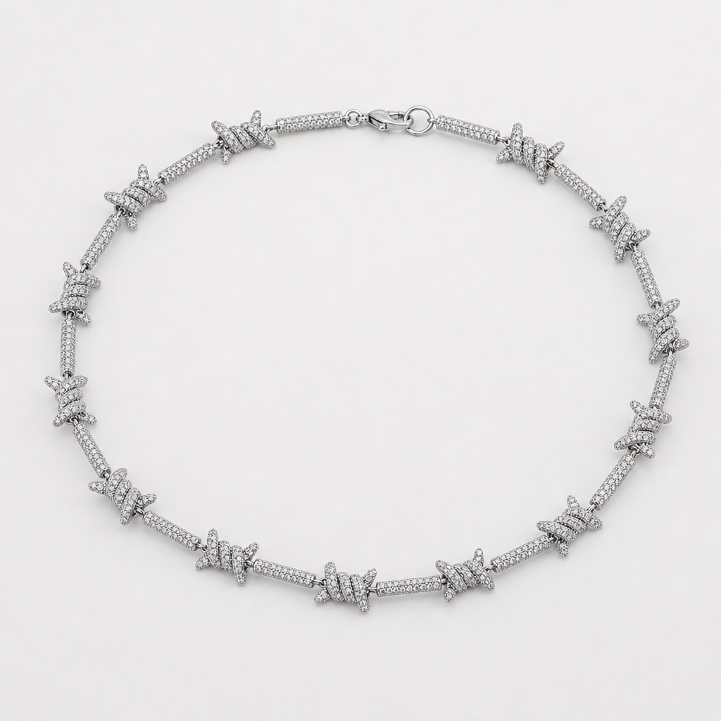 【Ice156】Spike Ice Necklace 全体が分かる商品画像