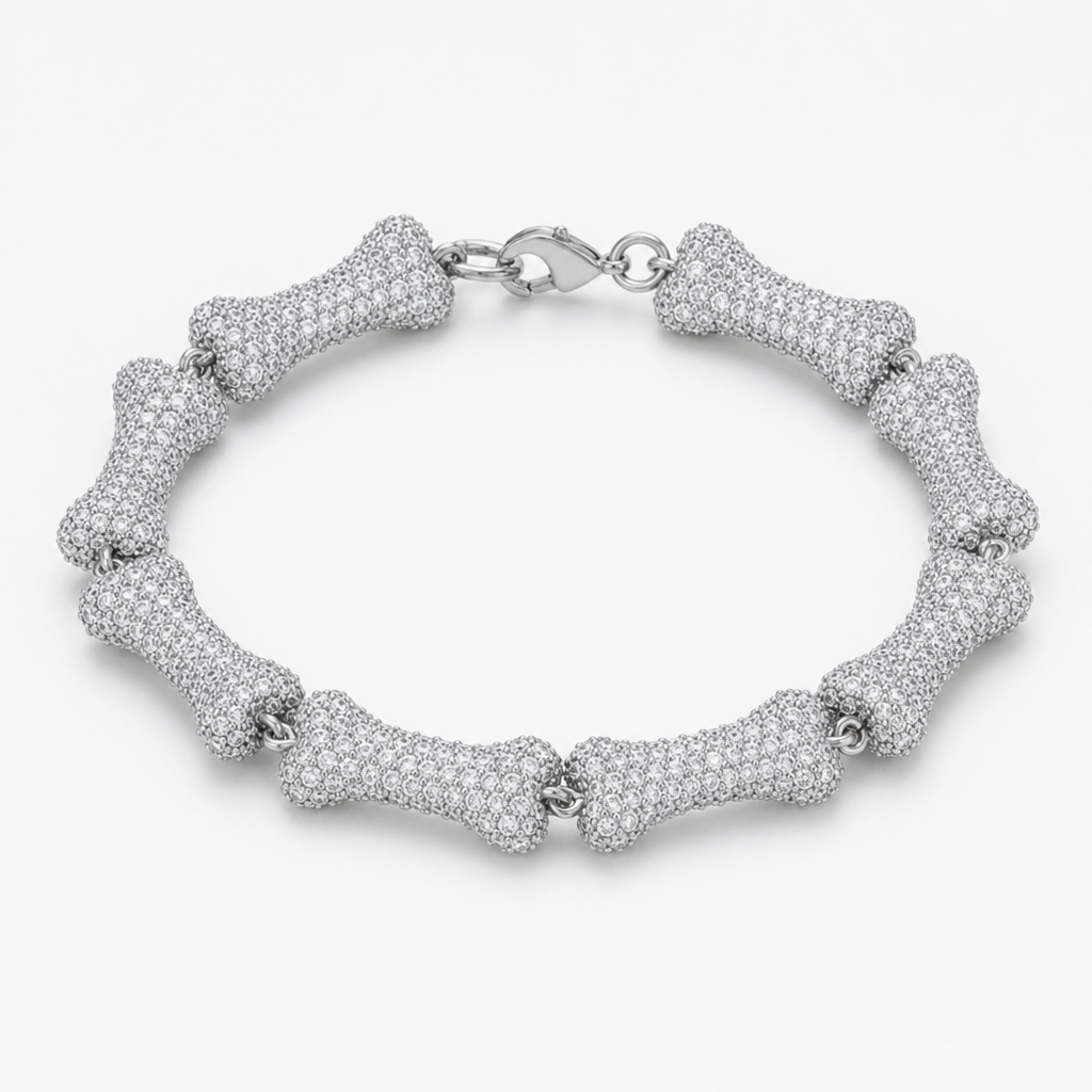 【Ice160】Bone Chain Bracelet 全体が分かる商品画像
