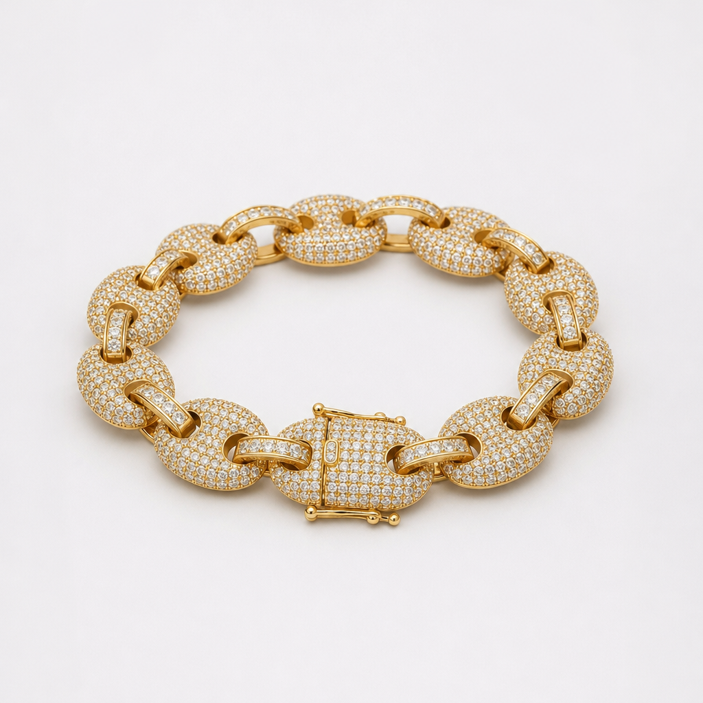 【Ice162】Iced Mariner Link Bracelet 全体が分かる商品画像