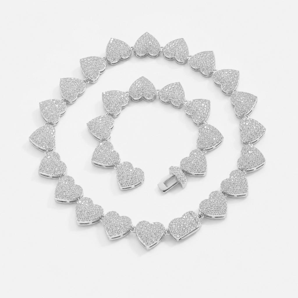 【Ice183】Love Core Chain Necklace 全体が分かる商品画像