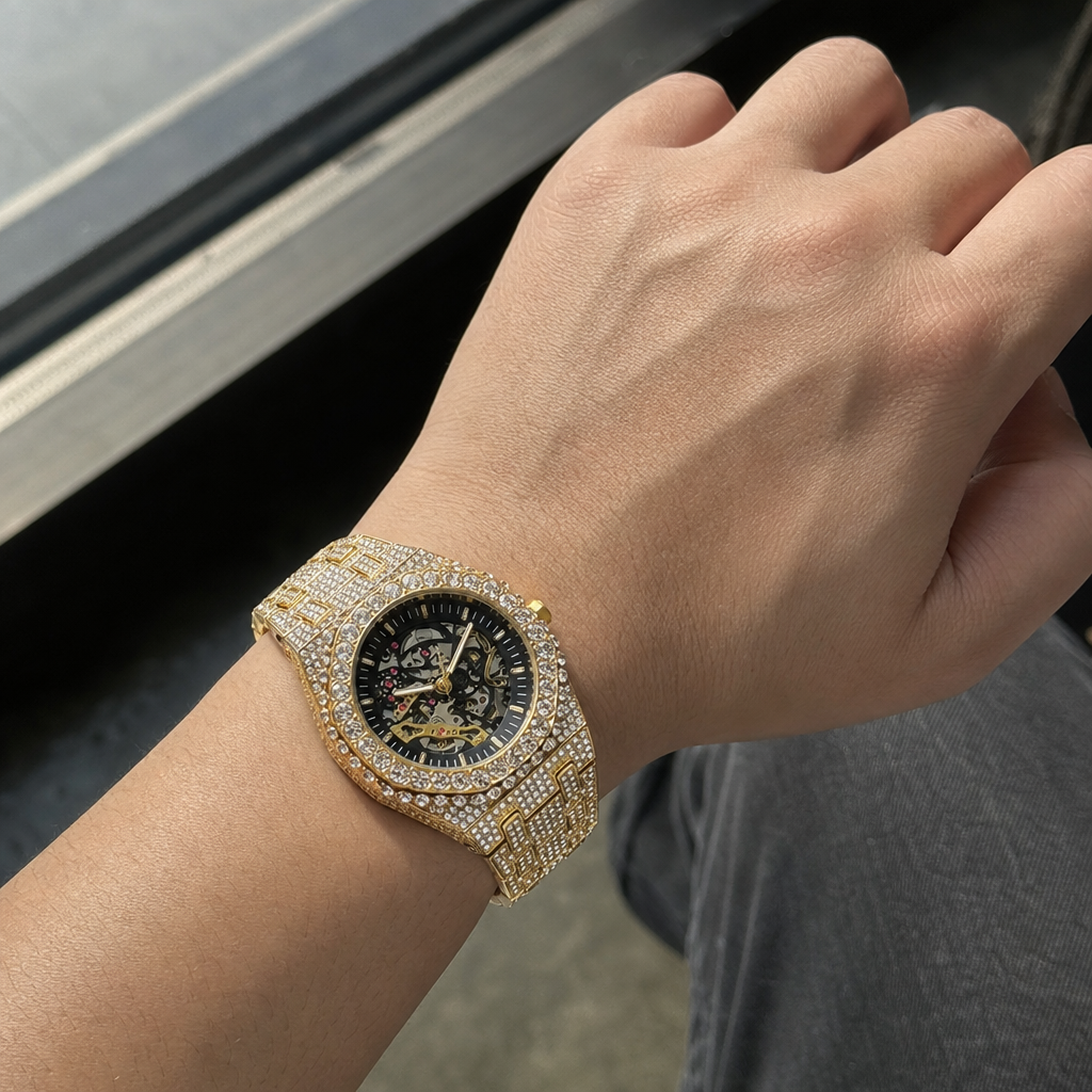 【Ice198】Freeze Corleon Watchを着用した自然なUGC画像