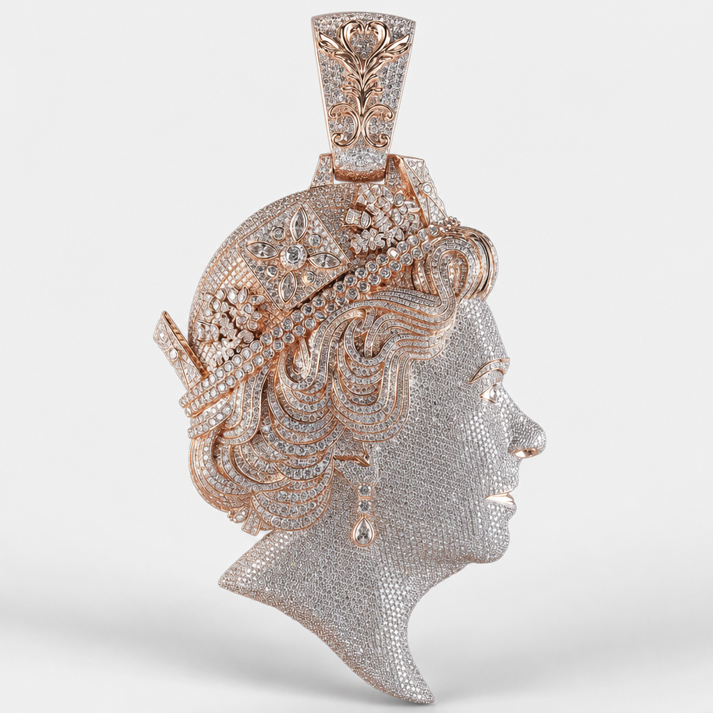 【Ice205】Central Queen Pendant 全体が分かる商品画像