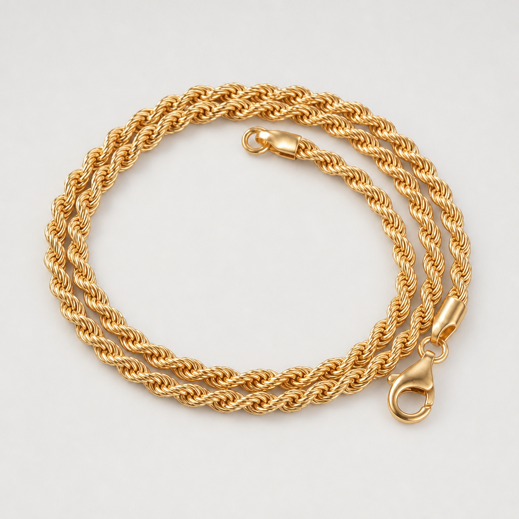 【Ice22】Rope Chain Necklace 全体が分かる商品画像