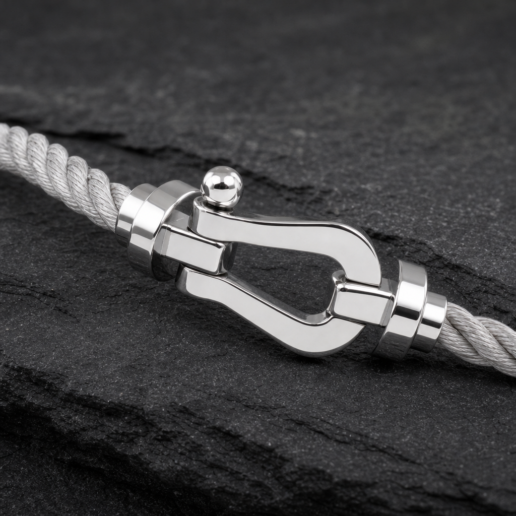 【Ice224】Luxury Form Bracelet 石留め・留め具・細部が分かるディテール画像