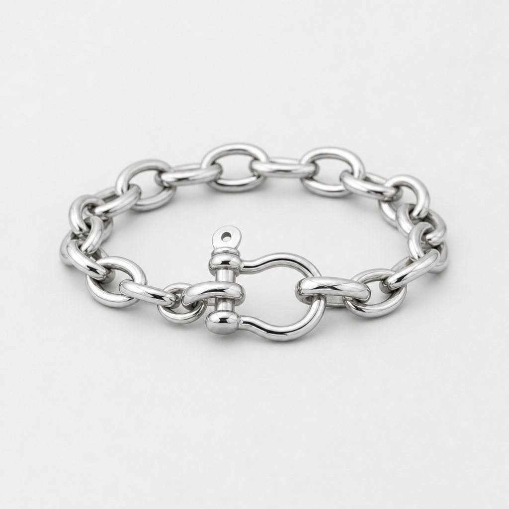 【Ice225】Horseshoe Chain Bracelet 全体が分かる商品画像