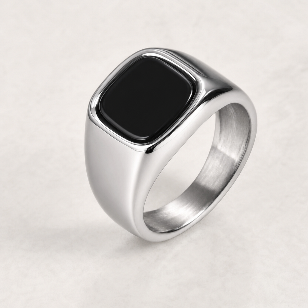 【Ice228】Signet ring 全体が分かる商品画像