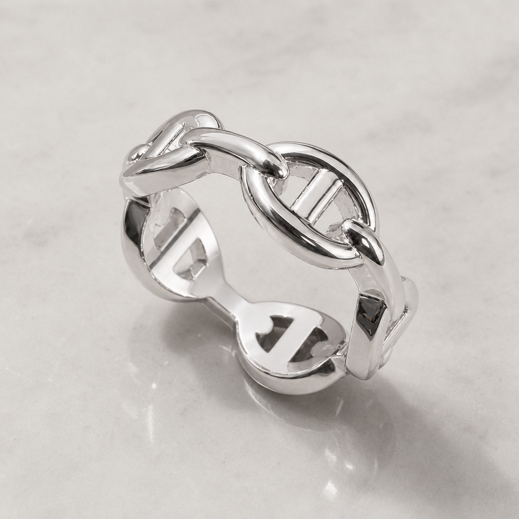 【Ice229】Anchor Chain Ring 全体が分かる商品画像
