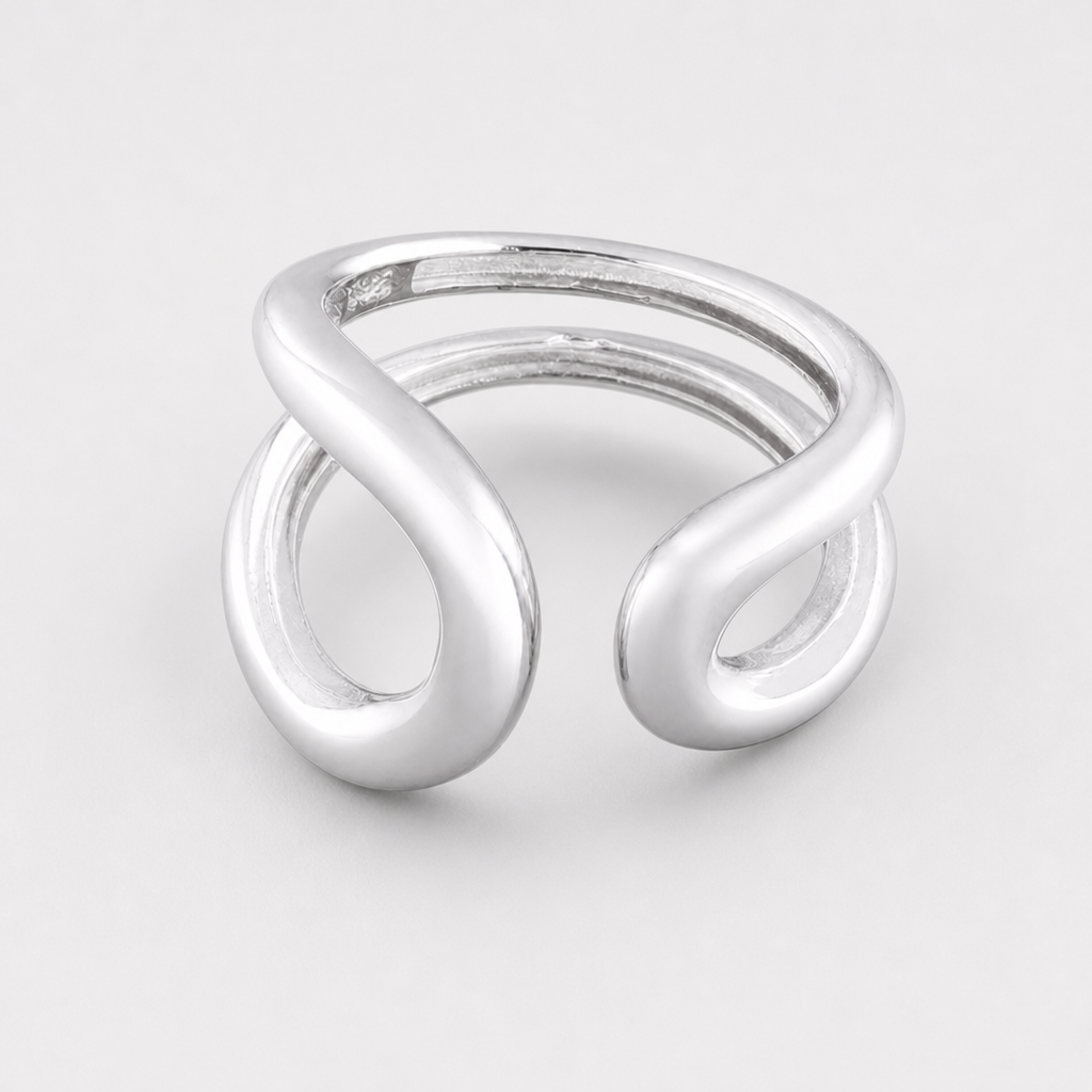 【Ice233】Luna Curve Ring 全体が分かる商品画像